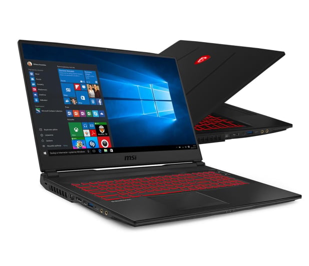 MSI GL75 i5-10300H/16GB/512/Win10X GTX1650Ti 144Hz - 588751 - zdjęcie